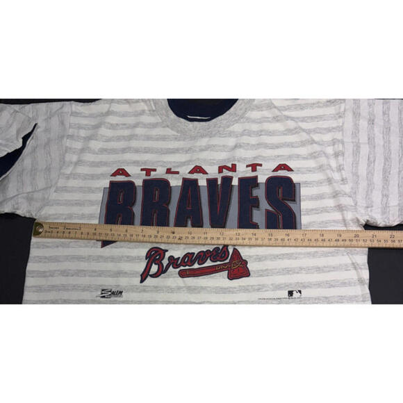 Vintage Atlanta Braves 1991 National League Champions Single Stitch T-Shirt L - Picture 10 of 15